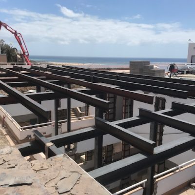 Estructura metálica Hotel Morrojable