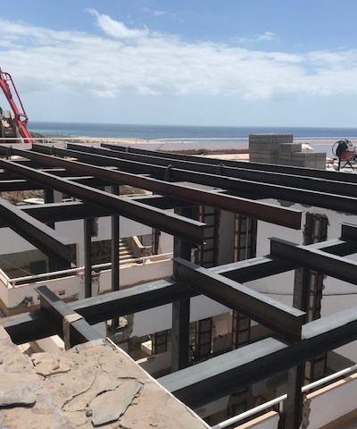 Estructura metálica Hotel Morrojable